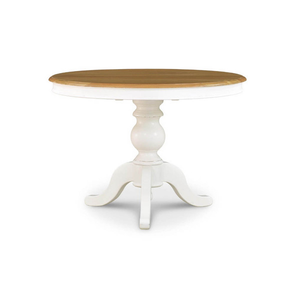 Farmhouse Round Table 107cm - Size: 76H x 107W x 107D (cm) - Farmhouse style