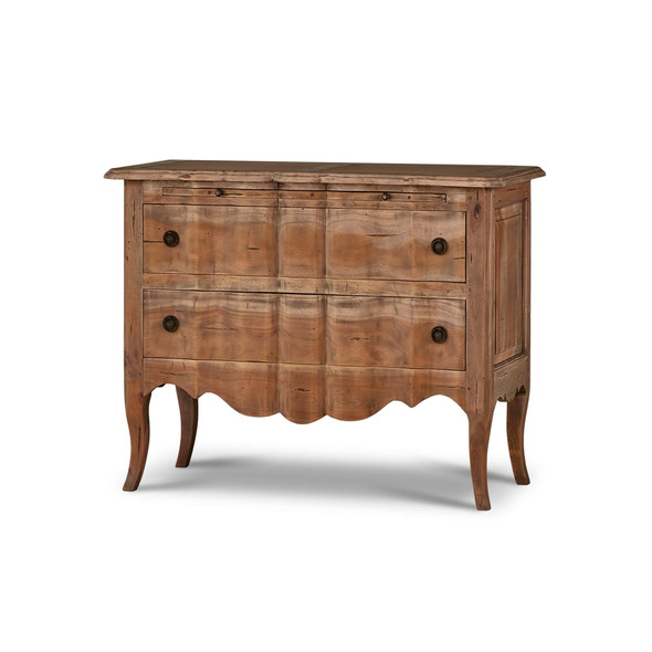 Monaco 2 Drawer Dresser - Size: 80H x 102W x 46D (cm) - French Provincial style