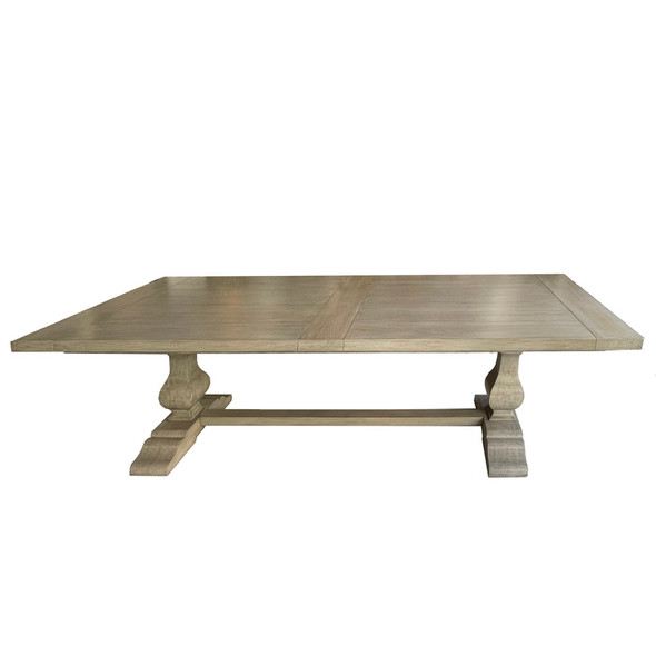 Provincial Trestle Dining Table 3m - Oak - Solid Timber French Provincial style Dining Room furniture