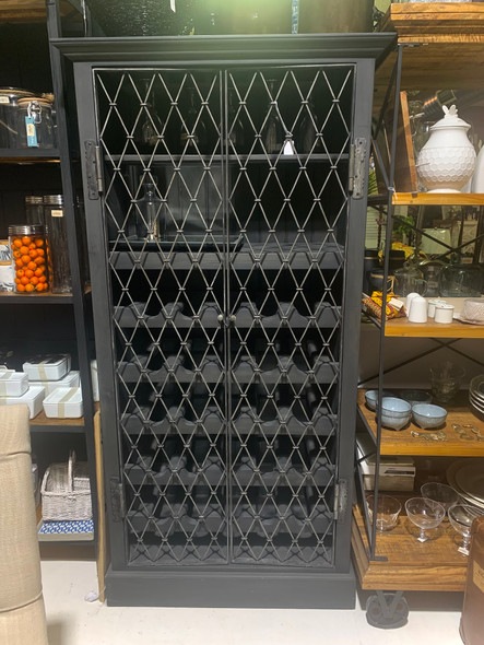 Sonoma Wine Cabinet - Espresso - Size: 175H x 88W x 48D (cm) - Barn Style style