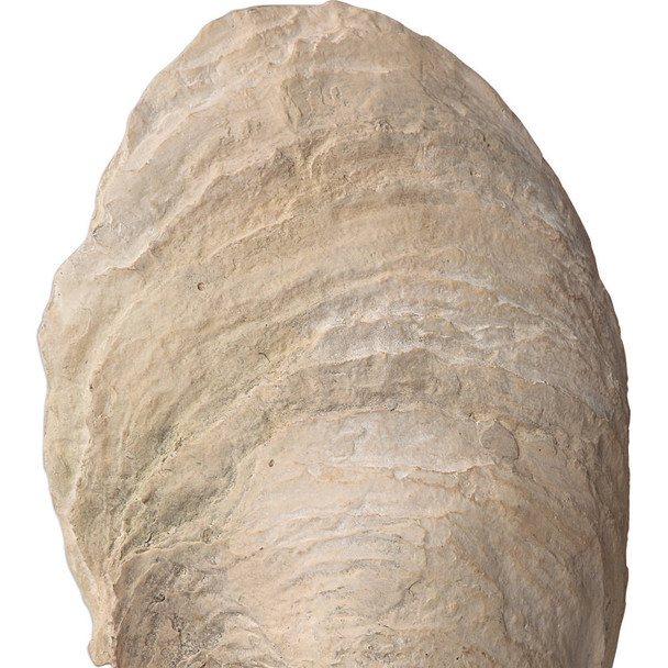 Oyster Shell Sculptures - S/2 - Cairns, Darwin Mid-Century Modern style Sculptures