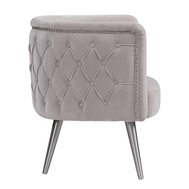Haider Tufted Accent Chair - Sale on Mid-Century Modern style Accent Chairs