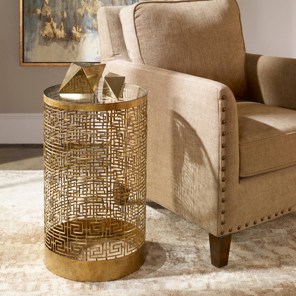 Algernon Accent Table - Size: 61H x 34W x 34D (cm) - Mid-Century Modern style