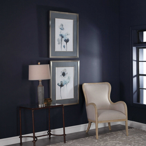 Midnight Blossoms Framed Prints Set/2 - Melbourne, Sydney, Brisbane delivery