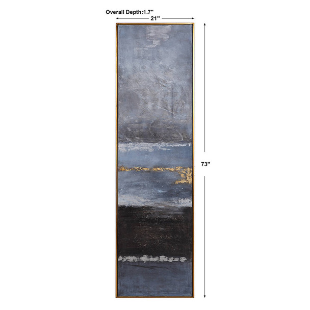 Winter Sea Scape Abstract Art - Australia wide delivery