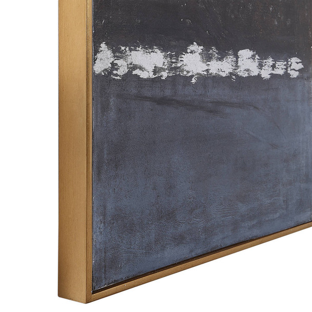 Winter Sea Scape Abstract Art - Sale on Contemporary style Paintings