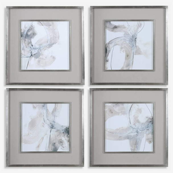 Divination Abstract Art - S/4 Contemporary style Print Decor
