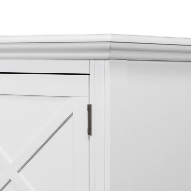 Sorrento TV Media Unit - White 170cm 