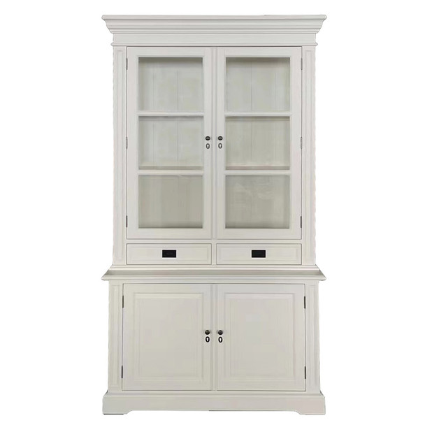 Belle Maison Classic 2 Door Display Cabinet - door knobs only