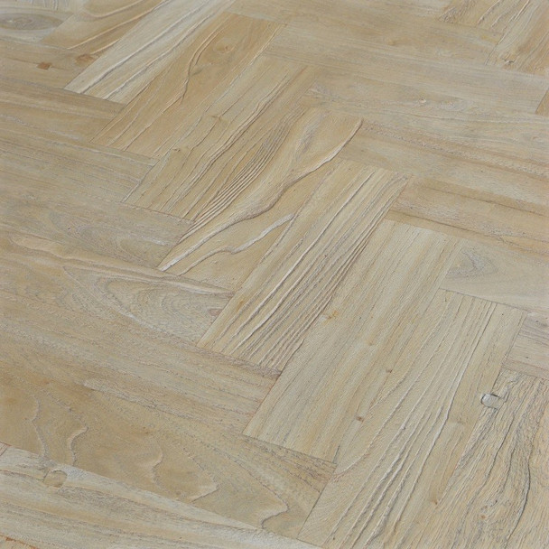 Seville Rustic Parquet Dining Table 240cm -Natural