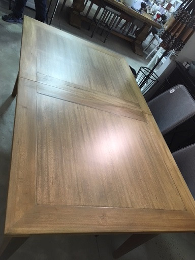 Eton Extension Dining Table - Antique French Oak - Solid Timber Craftsman style Dining Room furniture