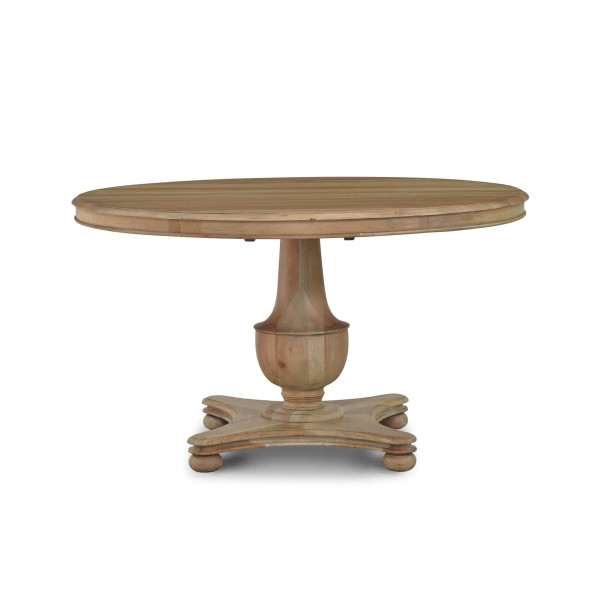 Virginia Round Dining Table 137cm - Size: 76H x 244W x 107D (cm)