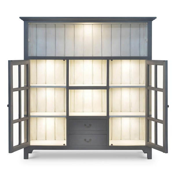 Aries Kitchen Cupboard 2 Drawer w/ 9 LED - Melbourne, Sydney, Brisbane Craftsman style Dining Room furniture