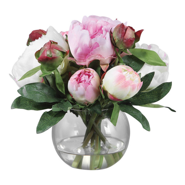 Blaire Peony Bouquet Contemporary style Botanical Decor