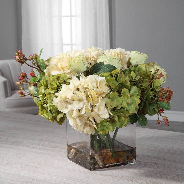 Cecily Hydrangea Bouquet - Hand made Contemporary style  furniture