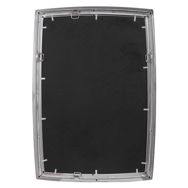 Haskill Brushed Nickel Mirror - Discount Contemporary style Wall Mirrors
