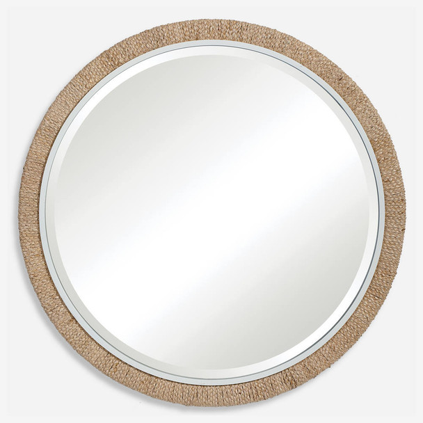 Carbet Round Rope Mirror Coastal style Wall Mirror Decor