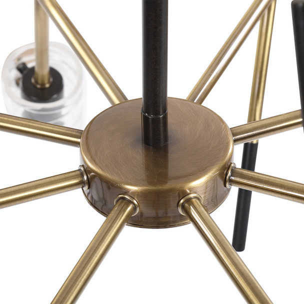 Telesto 8 Light Linear Pendant - Sale on Mid-Century Modern style Chandeliers