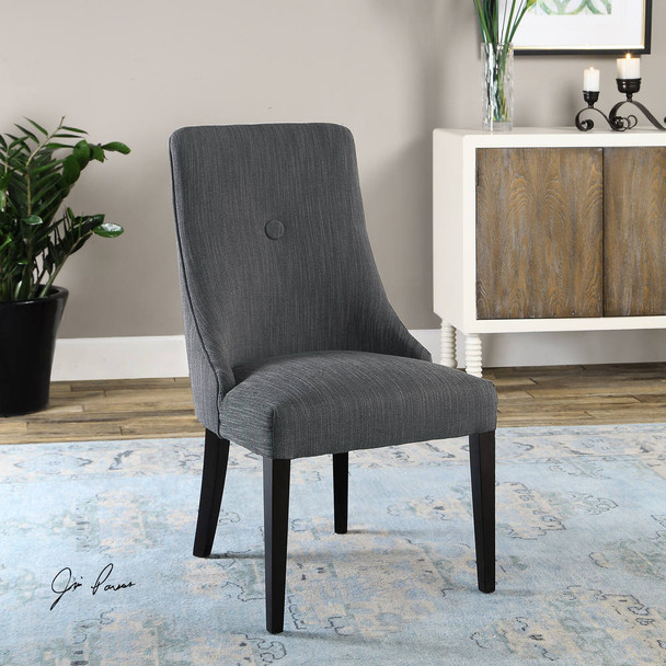 Patamon Armless Chairs - Set Of 2 - Size: 95H x 52W x 64D (cm) - Contemporary style