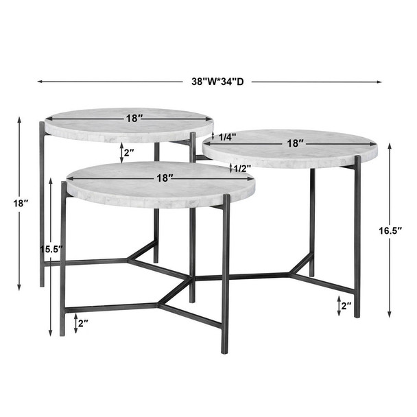 Contarini Tiered Coffee Table - Australia wide delivery