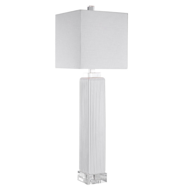 Bennett White Buffet Lamp Contemporary style Table Lamp Decor