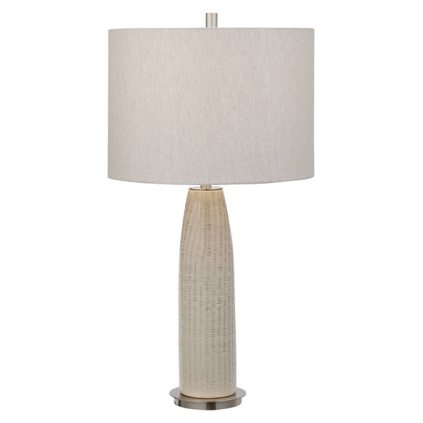 Delgado Light Gray Table Lamp Coastal style Table Lamp Decor