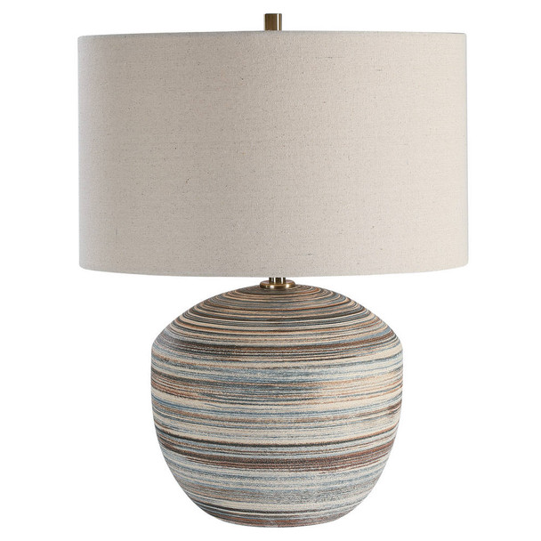 Prospect Striped Accent Lamp Contemporary style Table Lamp Decor
