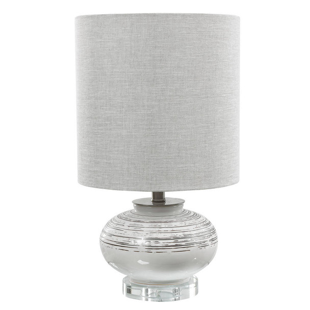 Lenta Off-White Accent Lamp - Discount Contemporary style Table Lamps