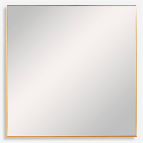 Alexo Gold Square Mirror Contemporary style Wall Mirror Decor