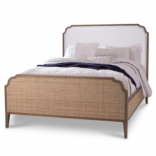 Marisol Bed Queen - Size: 142H x 162W x 215D (cm) - Mid-Century Modern style