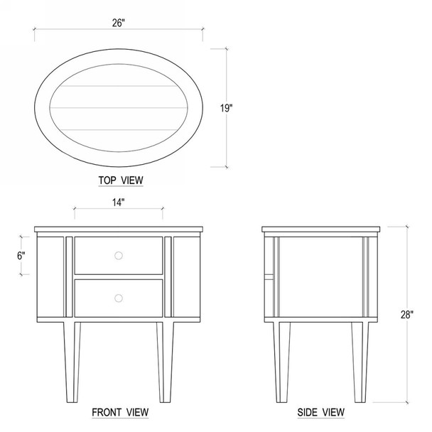 Lou Lou Bedside Cabinet - Melbourne, Sydney, Brisbane Boho Chic style Bedroom furniture