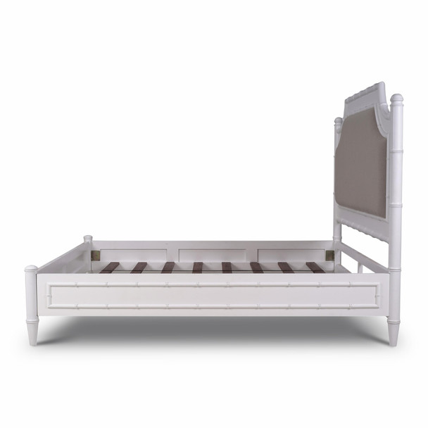 Chelsea Upholstered Bed King - Hand made Oriental style Bedroom furniture