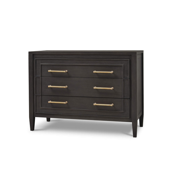 Belgravia 3 Drawer Dresser - Size: 90H x 114W x 52D (cm) - Contemporary style