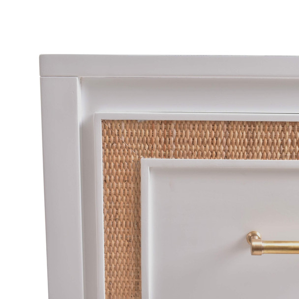 Belgravia Bedside Table w/ Rattan - Melbourne, Sydney, Brisbane Contemporary style Bedroom furniture