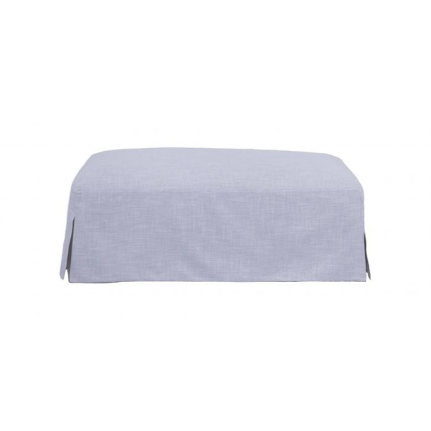 Exeter Ottoman - Glacier - Contemporary style