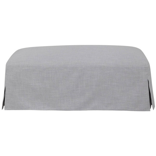 Exeter Ottoman - Glacier - Contemporary style