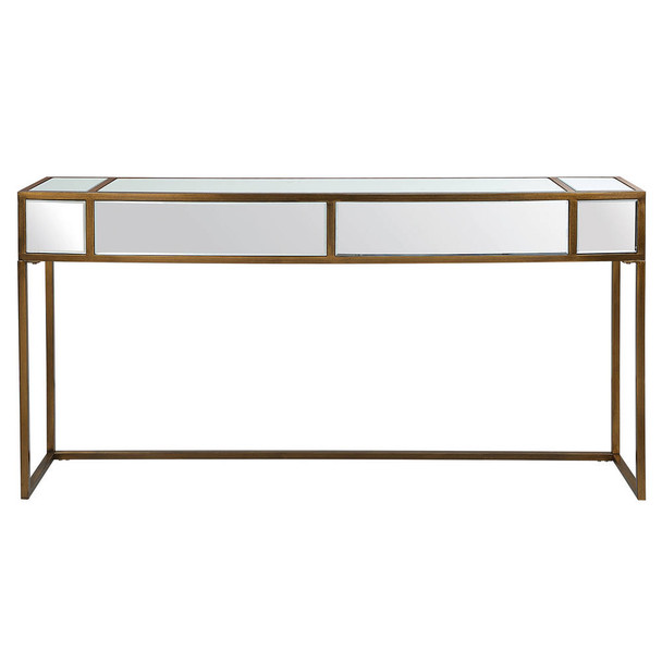 Reflect Mirrored Console Table Mid-Century Modern style Accent Table Decor Reflect Mirrored Console Table Mid-Century Modern style Accent Table Decor