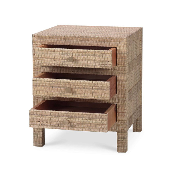 Kagu End Table w/ Rattan - Solid Timber Mid-Century Modern style Living Room furniture