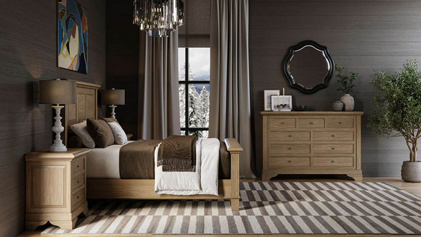 Huntley 3 Drawer Nightstand - Sale on Farmhouse style Bedroom furniture