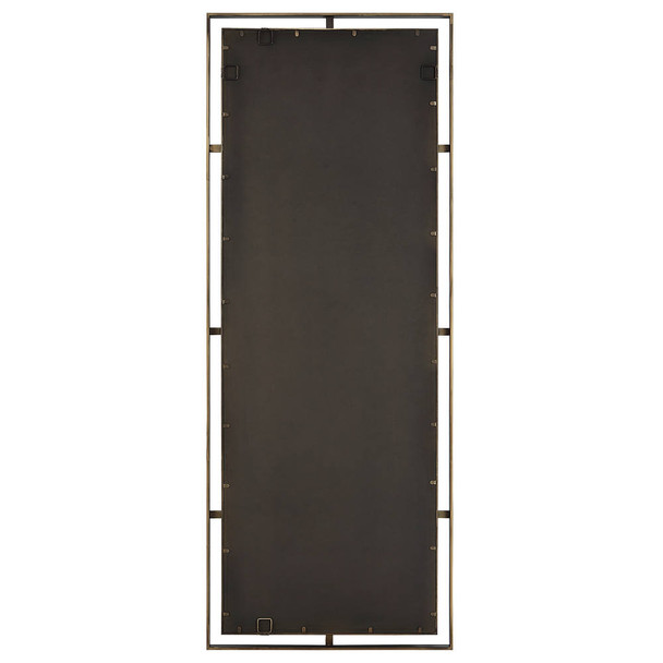Carrizo Tall Bronze & Gold Mirror - Sale on Mid-Century Modern style Wall Mirrors