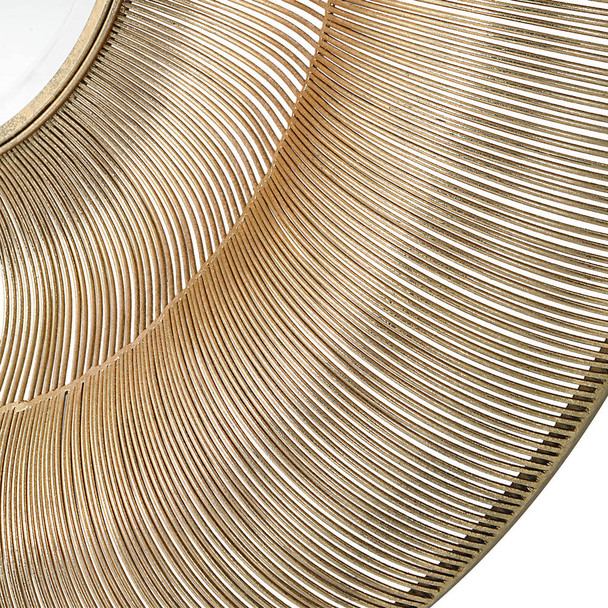 Bauble Round Gold Mirror - Discount Mid-Century Modern style Wall Mirrors