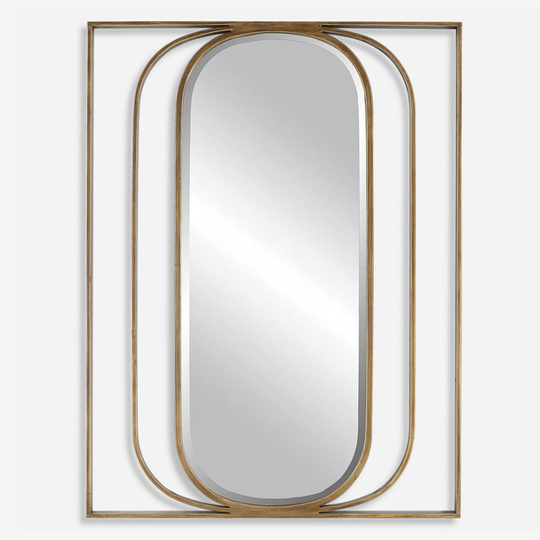Replicate Contemporary Oval Mirror Mid-Century Modern style Wall Mirror Decor
