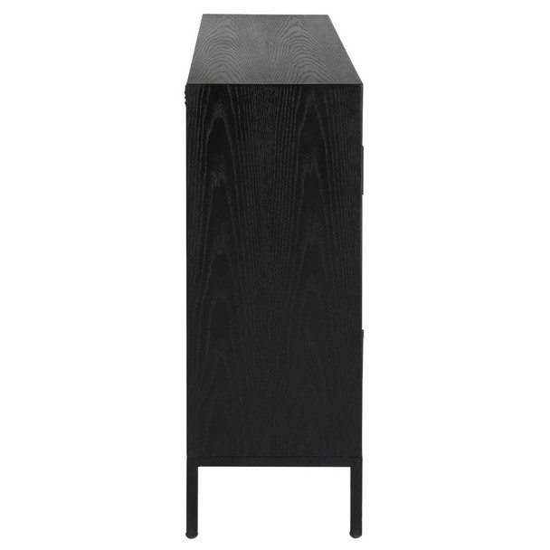 Front Range Dark Oak 2 Door Cabinet - Cairns, Darwin Mid-Century style Accent Cabinets