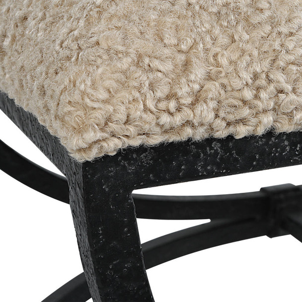 Hacienda Plush Latte Small Bench - Cairns, Darwin Mid-Century Modern style Benchs