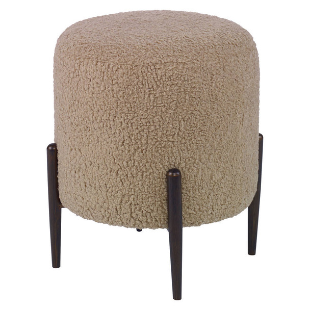 Avila Latte Ottoman Contemporary style Accent Chair Decor