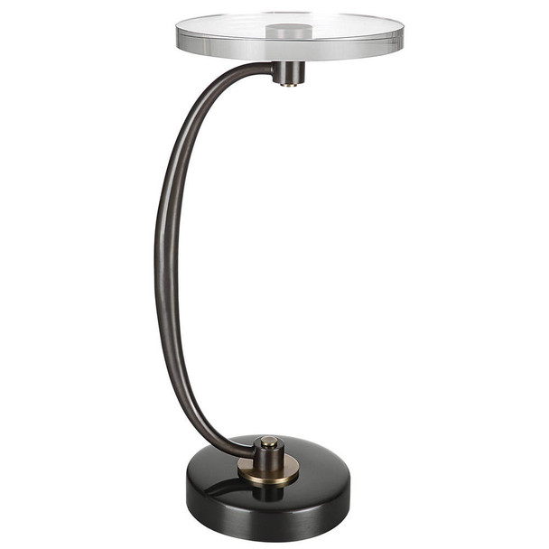 Waveney Bronze Drink Table - Sale on Mid-Century Modern style Accent Tables