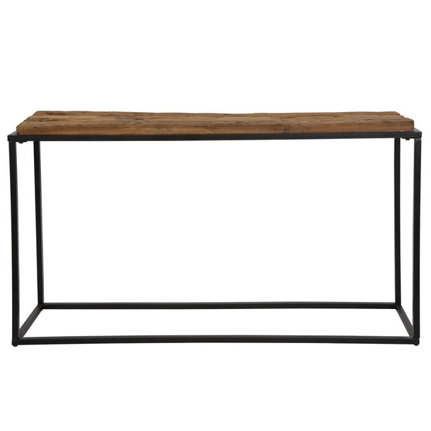 Holston Salvaged Wood Console Table Coastal style Accent Table Decor