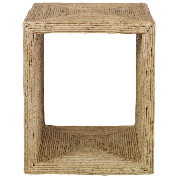 Rora Coastal Woven Side Table Coastal style Accent Table Decor