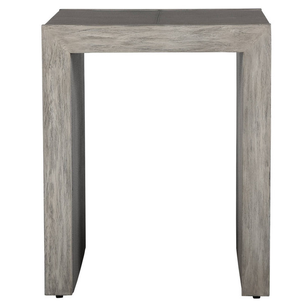 Aerina Modern Gray End Table Mid-Century Modern style Accent Table Decor