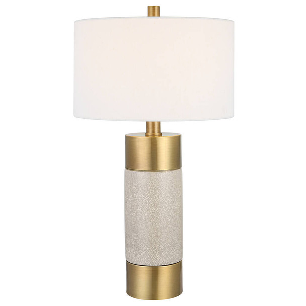 Adelia Ivory & Brass Table Lamp Mid-Century Modern style Table Lamp Decor